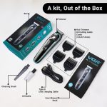 ⁦VGR V-075 Limited Edition Professional Hair Trimmer with LED Display, 4 Guide Combs for Men (3,6,9,12 mm, Color- Black) 1 Year Warranty⁩ - الصورة ⁦6⁩