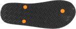 ⁦Premium Men's Comfort Slippers -Black With Orange Strap,46-47⁩ - الصورة ⁦3⁩