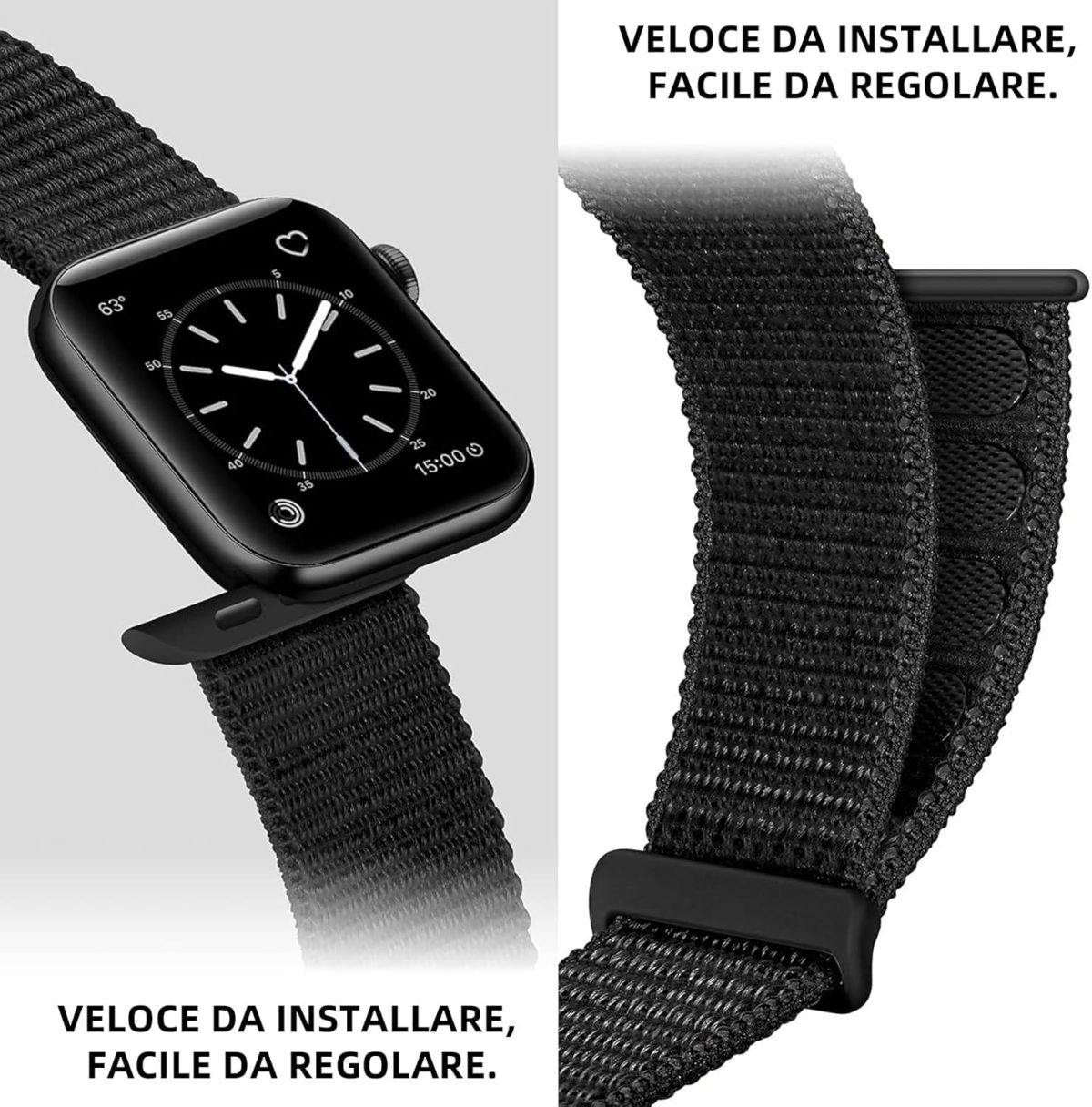 ⁦OXWALLEN Adjustable Comfortable Nylon Hook Loop Bands⁩ - الصورة ⁦2⁩