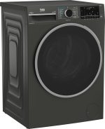 ⁦غسالة بتحميل أمامي 8 كجم مع مجفف 5 كجم من بيكو، 1400 دورة في الدقيقة، تقنية برو سمارت انفيرتر والمعالجة بالبخار - خاصية بلوتوث، لمسة نهائية حديدية، شاشة ديجيتال، رمادي (مانهاتن جراي) BWD08520MCI⁩ - الصورة ⁦2⁩