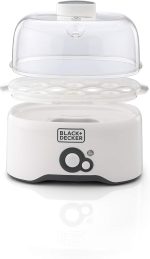 Black & Decker Egg Cooker - White, 6 Eggs, Eg200-B5, Plastic Material - الصورة 3