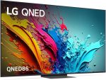 ⁦LG 65 Inch Qned Qned86 4K Smart Tv Ai Magic Remote Hdr10 Webos24 2024 65Qned86T6A.Amve Black⁩ - الصورة ⁦4⁩