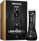 MANSCAPED® Electric Groin Hair Trimmer, The Lawn Mower™ 4.0, Replaceable SkinSafe™ Ceramic Blade Heads, Waterproof Wet / Dry Clippers, Rechargeable, Wireless Charging, Ultimate Male Hygiene Razor