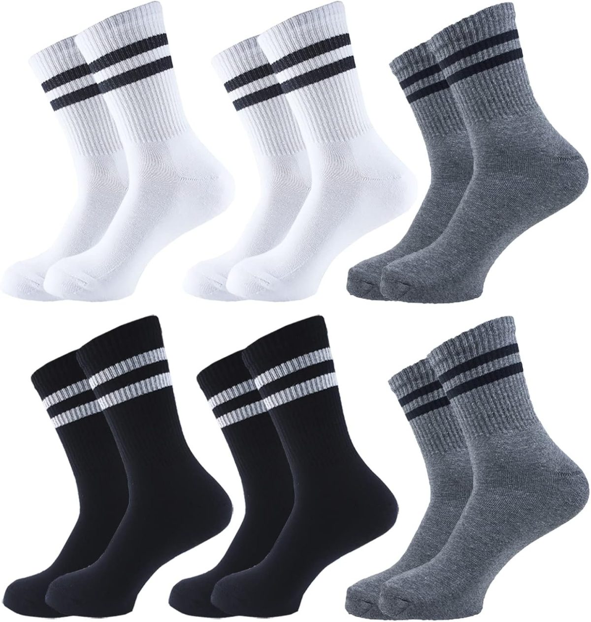 Sam socks Set Of 6 Half Terry Sport Socks Men 41-46 EU