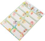 ⁦Set Of 30 Pieces Of School Name Tags for Girls, 10 × 3 Cm TSL-819 With Durable Materials And Long Lasting Use - Multi Colour⁩ - الصورة ⁦4⁩