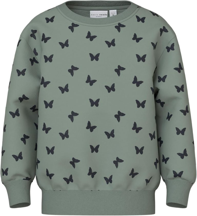 name it Girl's Davina Long-Sleeves Fleece Sweatshirt