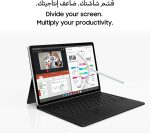 ⁦Samsung Galaxy Tab S9 FE+ 5G Android Tablet, 12.4 inches Display, 8GB RAM, 128GB Storage, S Pen Included, Gray - 1 Year Warranty/Local Version⁩ - الصورة ⁦6⁩