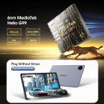 ⁦Ulefone A11 Pro Android 14 Tablet - 16GB RAM + 256GB ROM, 11" Display, 8800mAh Battery, Quad Stereo Speakers, 16MP + 8MP Camera, 4G Dual SIM⁩ - الصورة ⁦2⁩
