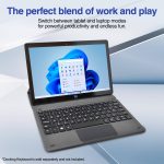 ⁦Fusion5 10.1" Windows 11 Professional Tablet PC - Ultra Slim Full HD Windows Tablet Computer - 8GB RAM, 256GB M.2 SSD, 10 Inch Display, 5G WiFi, Intel Quad-Core CPU, USB 3.0, Micro HDMI, Dual Cameras⁩ - الصورة ⁦5⁩
