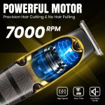 ⁦VGR V-981 Professional Hair Clipper Corded & Cordless with LED Display & Turbo Mode Function | Runtime: 150 min Trimmer for Men -1 year warranty(Gold)⁩ - الصورة ⁦3⁩