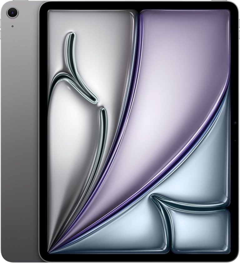 Apple 13-inch iPad Air (M3): Designed for Apple Intelligence, Liquid Retina Display, 256GB, 12MP Front/Back Camera, Wi-Fi 6E, Touch ID, All-Day Battery - Space Gray