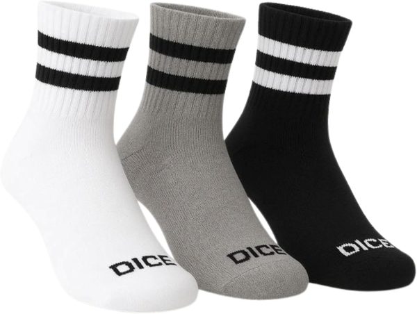 Dice Pack of 3 Sport Cotton Socks for Men