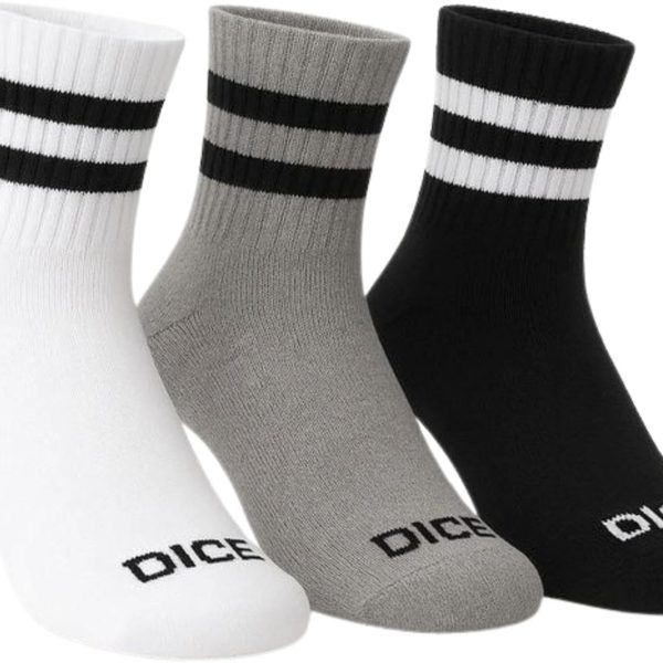Dice Pack of 3 Sport Cotton Socks for Men