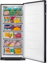 ⁦TORNADO Deep Freezer No Frost 6 Drawers 223 Liter Black RH-H22T-BK⁩ - الصورة ⁦5⁩