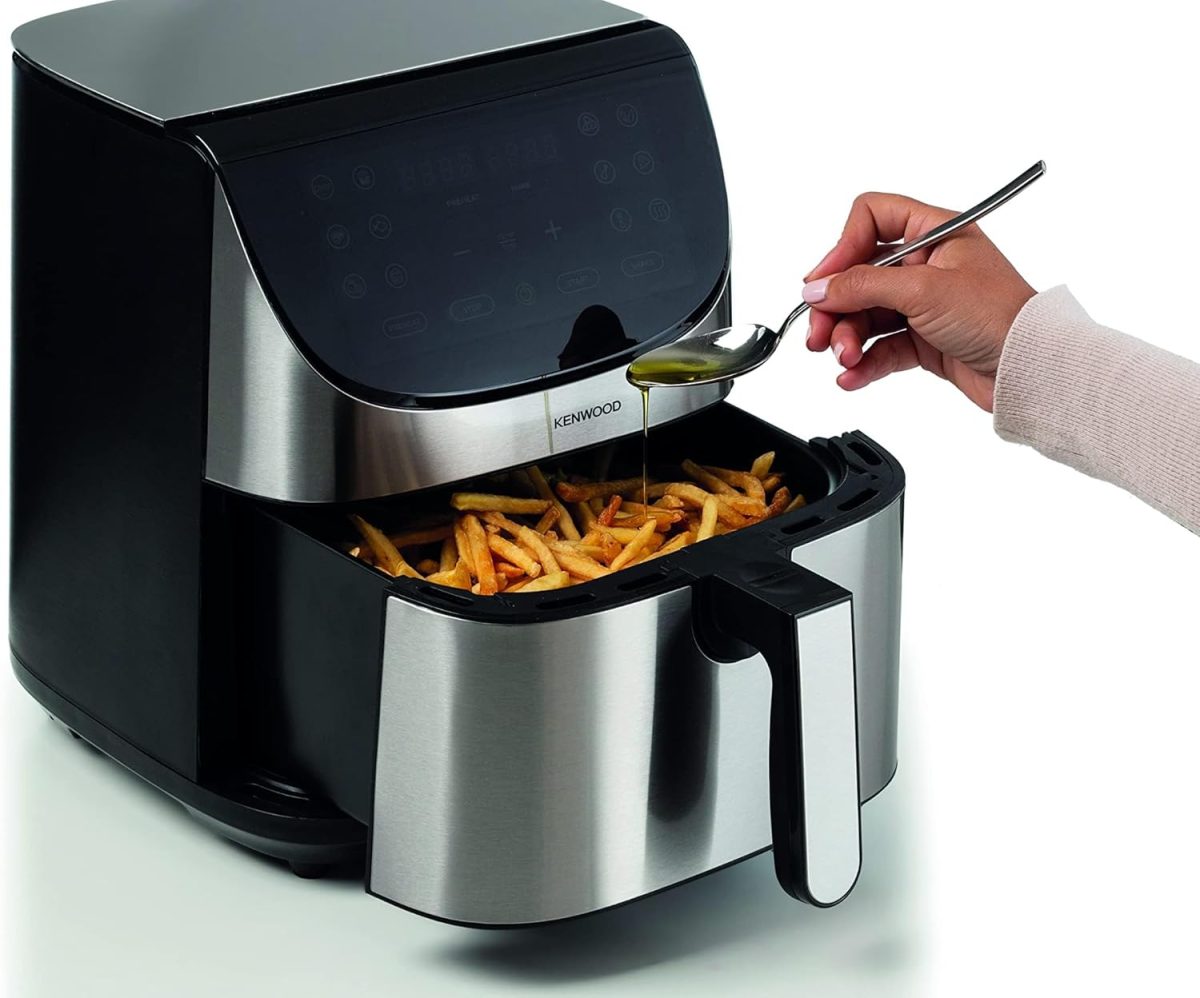 ⁦Kenwood HEALTHY FRYER 7L 1800W HFM80.000SS - Silver⁩ - الصورة ⁦5⁩