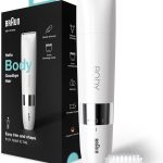 Braun Body Mini Trimmer Wet & Dry With Trimming Comb – White – BS1000