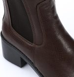 ⁦Xo Style Leather Ankle Boot - 1423⁩ - الصورة ⁦5⁩