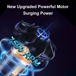 ⁦KEMEI 2299 Trimmer Professional Cordless Hair Clipper for Men Electric Beard Trimmers Barber Hair Cuttings Kit, Zero Gapped T Blade Trimmers for Men, KM-2299⁩ - الصورة ⁦3⁩