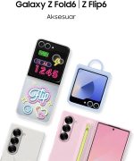 ⁦SAMSUNG Galaxy Z Fold6, 12GB RAM, 256GB Storage, Silver Shadow, Big Screen, 1 year Seller Warranty (International Version)⁩ - الصورة ⁦9⁩