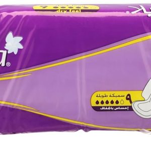 Cinderella Dry Feel Maxi with wings, Extra thick 9 pads