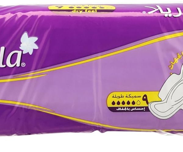 Cinderella Dry Feel Maxi with wings, Extra thick 9 pads