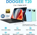 ⁦DOOGEE T20 Android 12 Touch Tablet 10.4 Inches, 15GB + 256GB/TF 1TB, Dual 4G LTE + 5G WiFi, 16MP + 8MP, FHD 2000 x 1200, 8300mAh, Octa-Core/Face ID/PC Mode/OTG/GPS/2 Years Warranty/TUV⁩ - الصورة ⁦2⁩