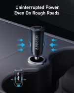 ⁦Anker USB-C Car Charger, 30W 2-Port Type-C Car Adapter, iPhone Car Charger with PowerIQ 3.0, for iPhone 15/14/13/12 Series, Samsung Galaxy S23/S22/S21 Series, iPad Pro, AirPods, and More⁩ - الصورة ⁦6⁩