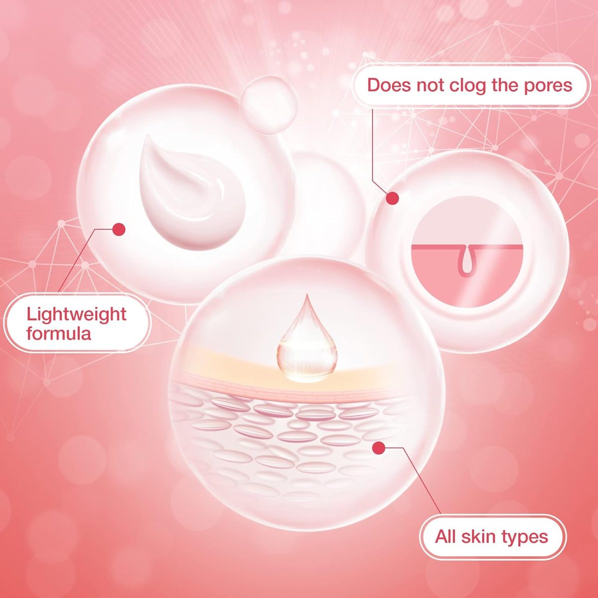 ⁦Neutrogena Gel Cream, Bright Boost, reduces appearance of dark spots, uneven skin tone and fine lines , lightweight formula ,50 ml⁩ - الصورة ⁦3⁩