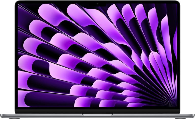 Apple 2024 MacBook Air (15-inch, Apple M3 chip with 8‑core CPU and 10‑core GPU, 8GB Unified Memory, 256GB) - Space Gray