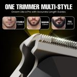 ⁦VGR V-981 Professional Hair Clipper Corded & Cordless with LED Display & Turbo Mode Function | Runtime: 150 min Trimmer for Men -1 year warranty(Gold)⁩ - الصورة ⁦4⁩
