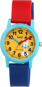 Q&Q WATCHES Analog Multi-Colour Dial Girl's Watch-VS49J009Y, Strap