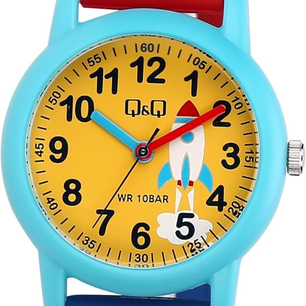 Q&Q WATCHES Analog Multi-Colour Dial Girl's Watch-VS49J009Y, Strap