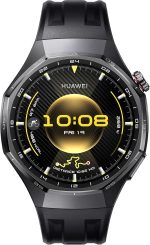 ⁦Huawei Watch GT 6 Pro Atum-B29F Smart Watch, 46mm, Titanium Alloy Case, Fluoroelastomer StrapBlack, Black - 1 Year Warranty⁩ - الصورة ⁦2⁩