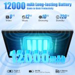 ⁦MESWAO 2025 Tablet 14 inch Android 14 Upgraded Large Tablets, 1920x1200 WUXGA Touch Screen, Helio G99 Octa-Core CPU, 6GB+128GB+1TB Expand, Wi-Fi 5, 12000mAh All-Day Battery Life, 5MP + 32MP Cameras⁩ - الصورة ⁦7⁩