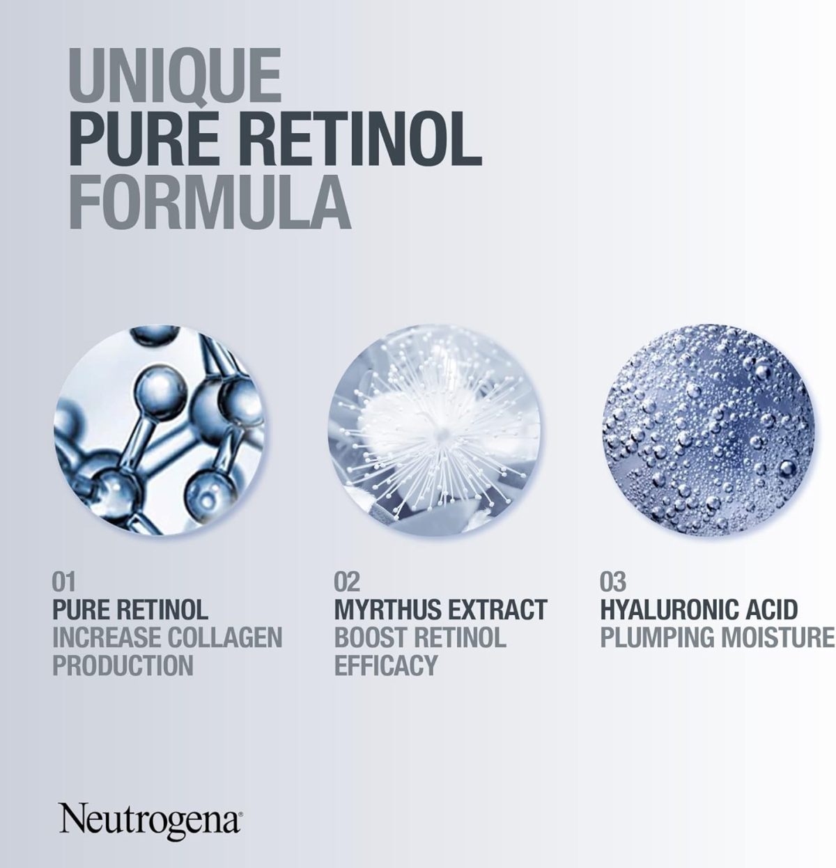 ⁦Neutrogena Retinol Boost Night Cream 50ml – Anti-age face cream with Retinol, Collagen, Myrthus & Hyaluronic Acid to hydrate & improve skin texture⁩ - الصورة ⁦3⁩
