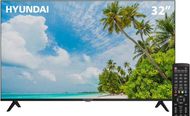 Hyundai 32 Inch Frameless HD Standard LED TV, Black - L32HYNDA470