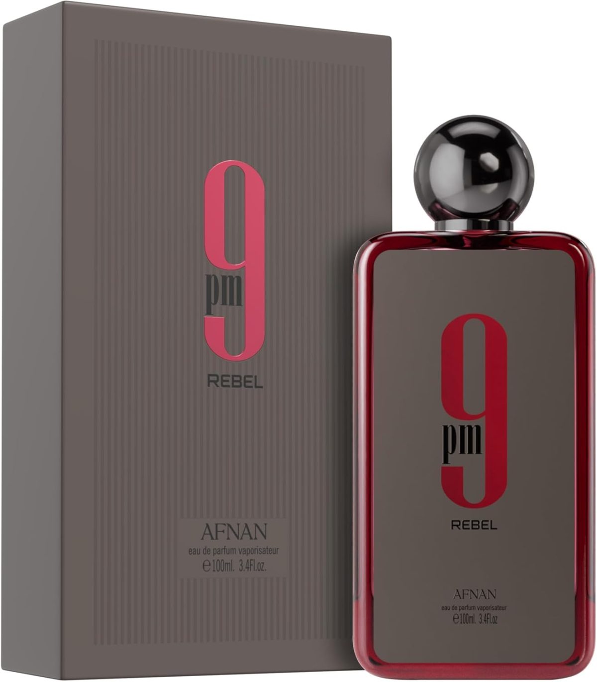 ⁦Afnan 9 PM Rebel Unisex Eau De Parfum, 100ml⁩ - الصورة ⁦3⁩