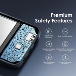 ⁦Oraimo Slice Link Pro 22.5W Super Fast Charging Powerbank 10000mAH, 3 built in Charging Cable,Universal Compatibility,Multi-Layer Protection-Black⁩ - الصورة ⁦9⁩