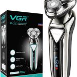 VGR V-323 Professional Men's Shaver | Cordless Rechargeable IPX6 Fully Waterproof Triple Rotary Head Electric Shaver Runtime 60 minutes | Electric Shaver for Men’s