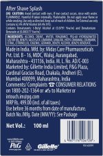 ⁦Gillette Refreshing Breeze, After Shave Splash – 100ml⁩ - الصورة ⁦7⁩