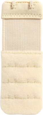 ⁦YARBAR Bra Strap Extenders 2 Hook 3 Row Soft Stretchy Bra Extender Extension Comfortable, 3 Pieces Set, Assorted, 1/2 Inch Hook Spacing, One Size⁩ - الصورة ⁦5⁩