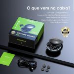 ⁦Oraimo SpaceBuds Hybrid (OTW-630), ANC True Wireless Earbuds, 4 Mic AI Noise Cancellation, 40-Hr Long Playtime, Type-C, Antibacterial Eartips, Waterproof: IPX4 – Space Grey (12 Month Warranty)⁩ - الصورة ⁦9⁩