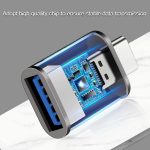 ⁦USB C to USB Adapter, Type C Thunderbolt 4 OTG Converter, USB-C Male to USB 3.0 Female Adapter (3-Pack) for Apple MacBook Pro, MacBook, iPad, Galaxy S20-S23 and More (Black/Grey/Silver)⁩ - الصورة ⁦2⁩