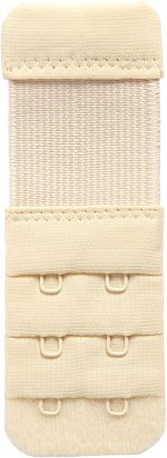 ⁦YARBAR Bra Strap Extenders 2 Hook 3 Row Soft Stretchy Bra Extender Extension Comfortable, 3 Pieces Set, Assorted, 1/2 Inch Hook Spacing, One Size⁩ - الصورة ⁦4⁩