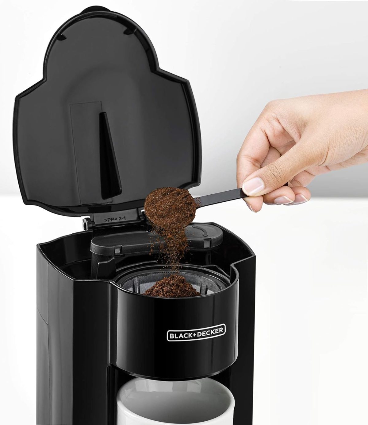 ⁦Black & Decker DCM25N-B5 Coffee Maker, Black - 1 Cup⁩ - الصورة ⁦2⁩