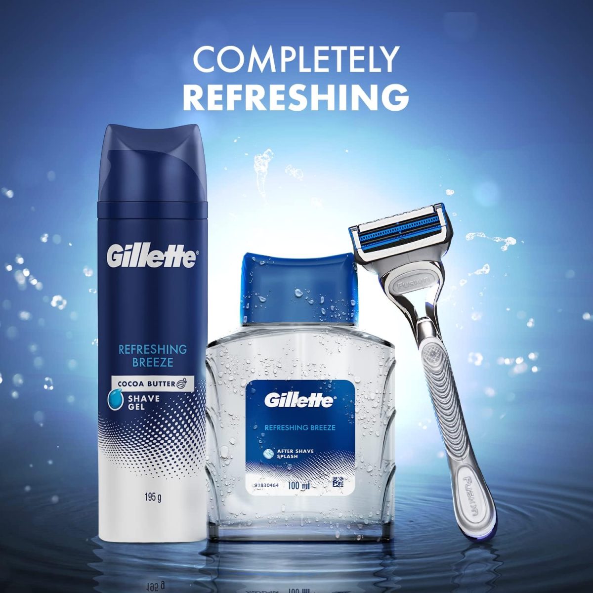 ⁦Gillette Refreshing Breeze, After Shave Splash – 100ml⁩ - الصورة ⁦6⁩