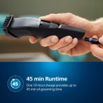 ⁦Philips Beard Trimmer Series 3000 Stainless Steel Blades, With 1mm Precision Settings, Lift & Trim System, 45 min Cordless Use – BT3208/13⁩ - الصورة ⁦4⁩