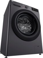 ⁦LG Vivace Washing Machine, 8 Kg, Middle Black - F4R3TYG6J.AMBPEEC⁩ - الصورة ⁦5⁩