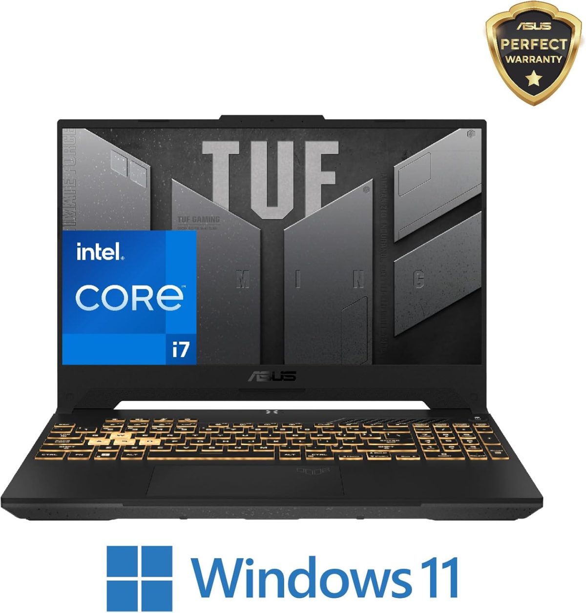 ⁦ASUS TUF Gaming F15, Intel Core i7-13620H, 8GB DDR5-4800 * 2, NVIDIA GeForce RTX 4060, 8GB GDDR6, 15.6" (1920 x 1080) 16:10 144HZ, 1TB SSD, Windows 11 (FX507VV-LP156W) 1 Year Warranty by ASUS⁩ - الصورة ⁦11⁩