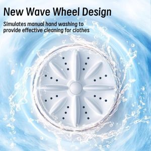 ⁦Kameety Underwear Washer Machine Portable, Mini Laundry Machine, Compact Cordless Electric Automatic Device For Underwear Socks Camping Travel Student Dorm⁩ - الصورة ⁦3⁩